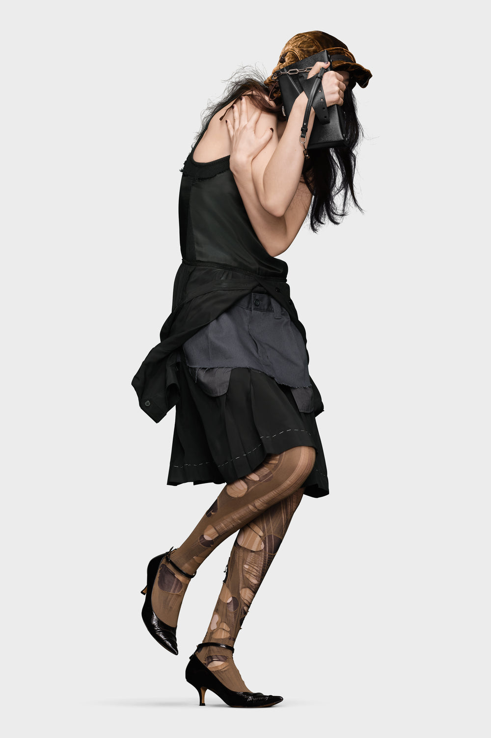 Maison Margiela Snatched shoulder clutch bag small