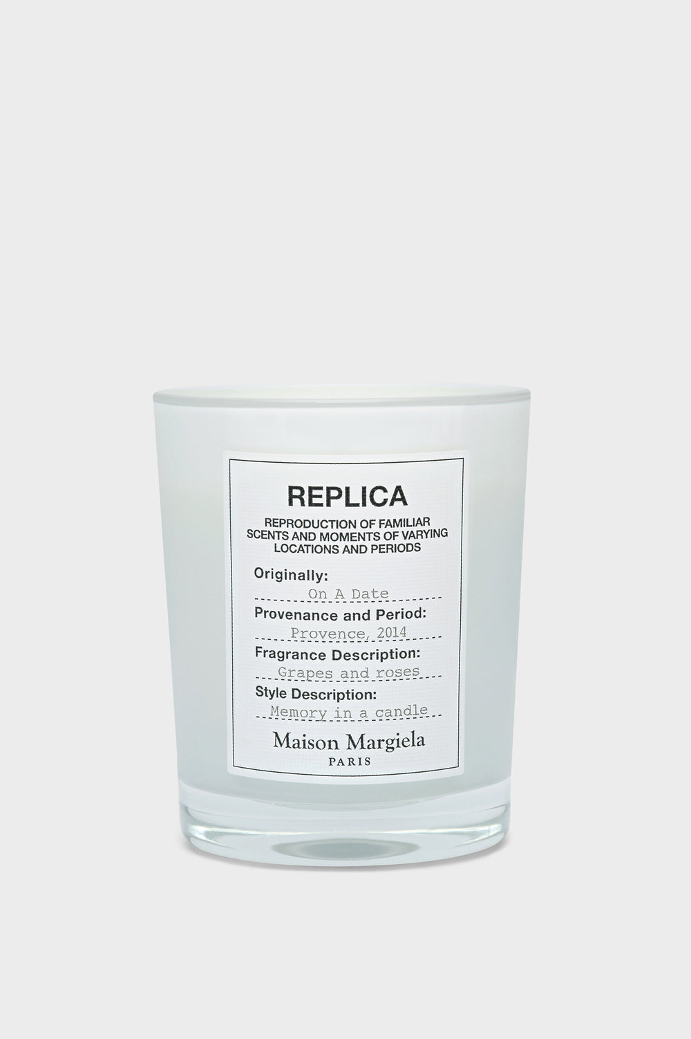 Maison Margiela Replica On A Date Candle