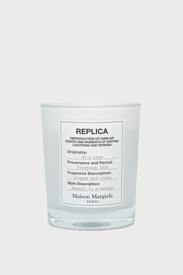 Replica On A Date Candle