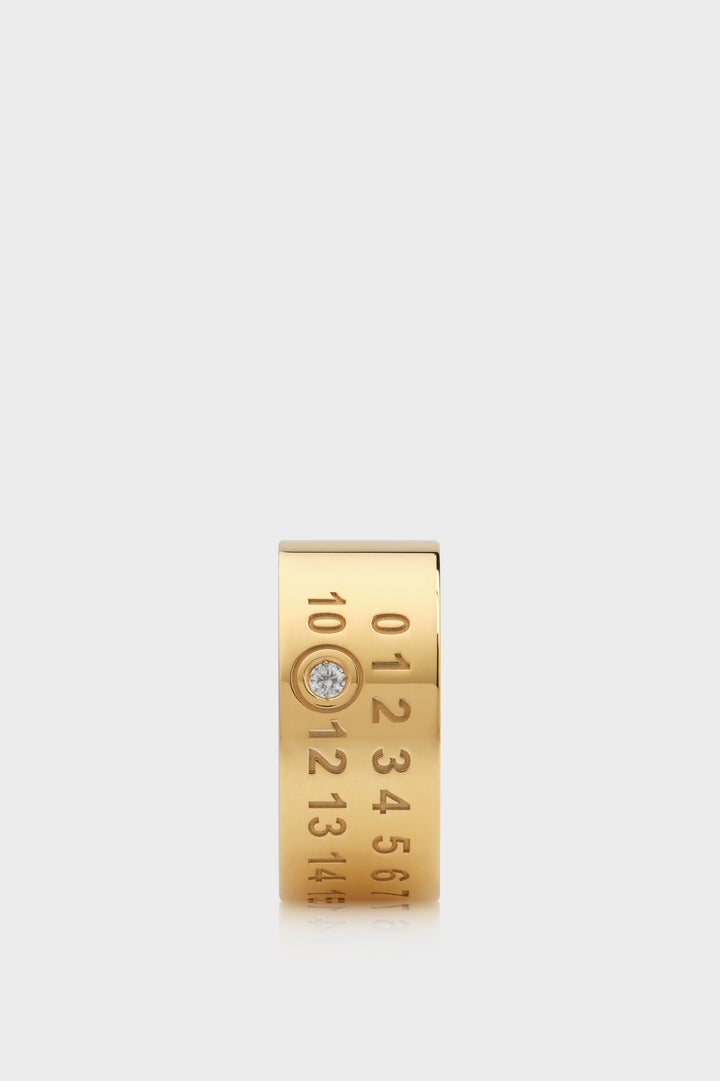 Numerical diamond ring