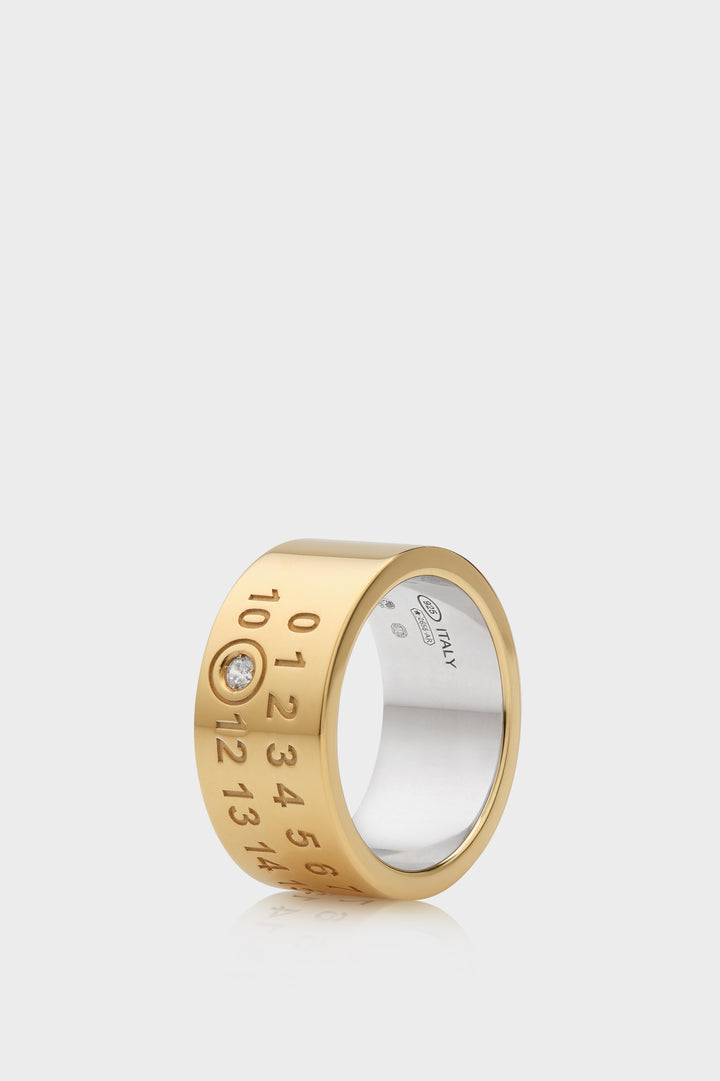 Numerical diamond ring