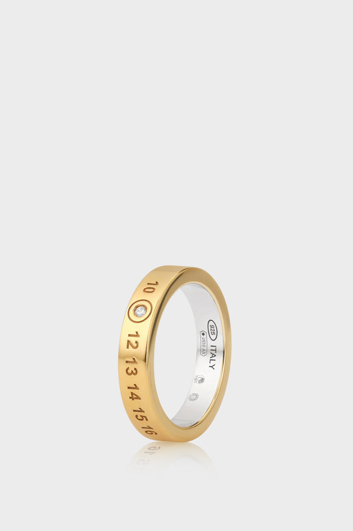 Numerical diamond ring
