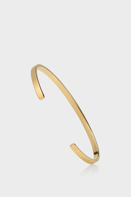 Maison Margiela Logo slim cuff bracelet
