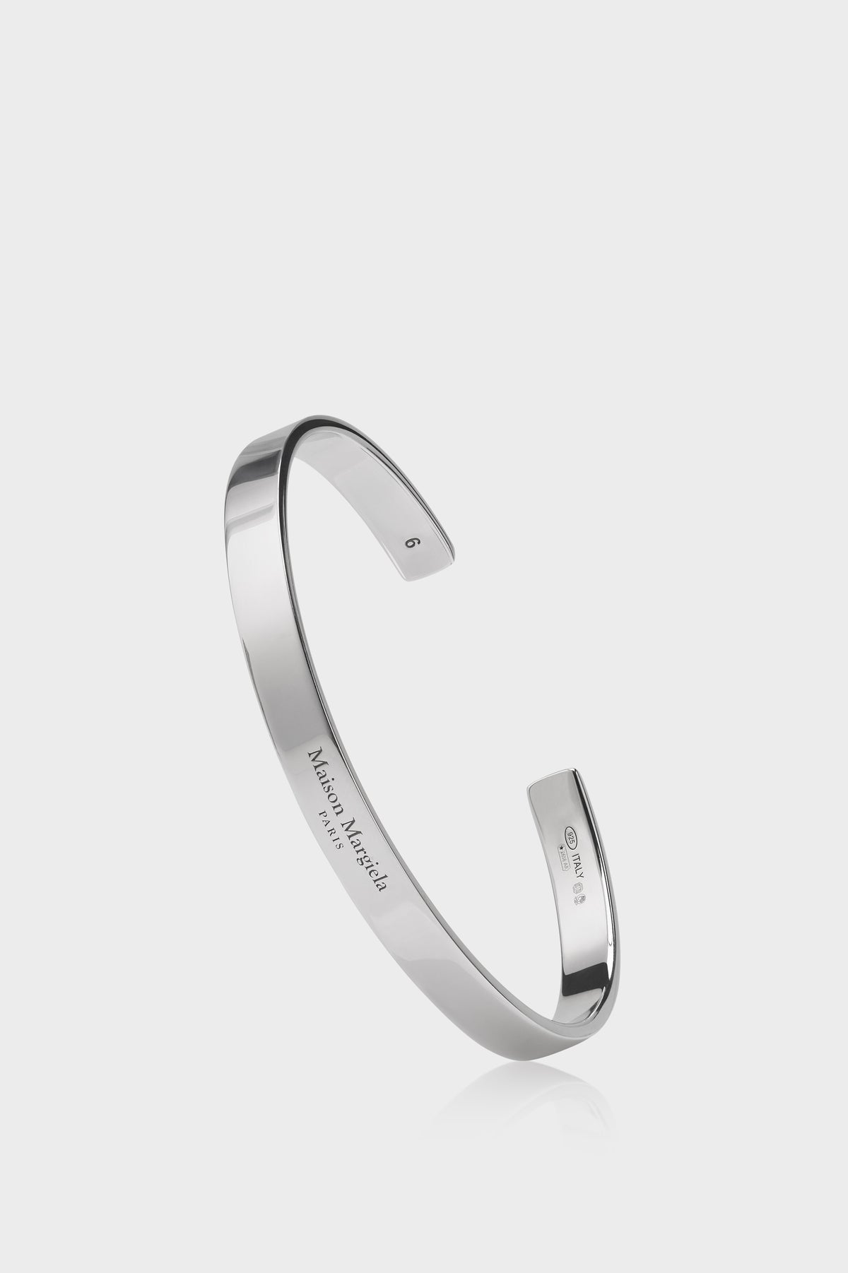 Logo flat cuff bracelet