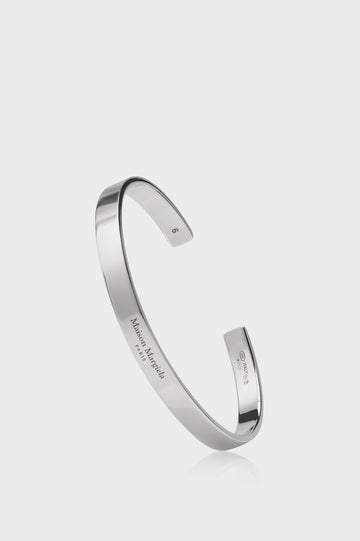 Logo flat cuff bracelet