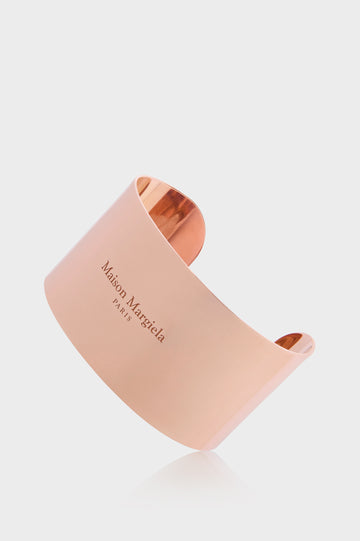 Logo wide cuff bracelet