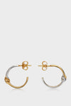 Maison Margiela Numeric diamond hoop earrings