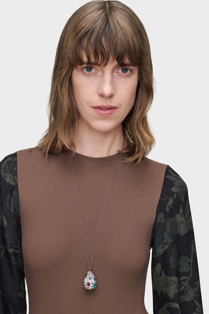 Cluster Show Drop Necklace