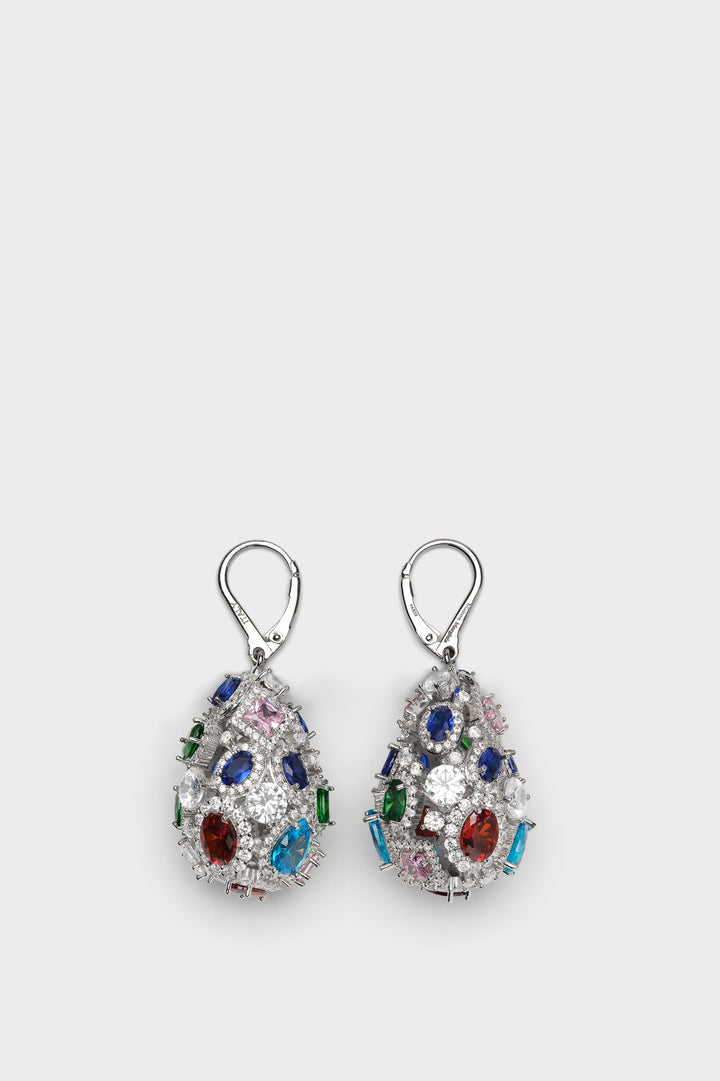 Cluster Show Drop Earrings