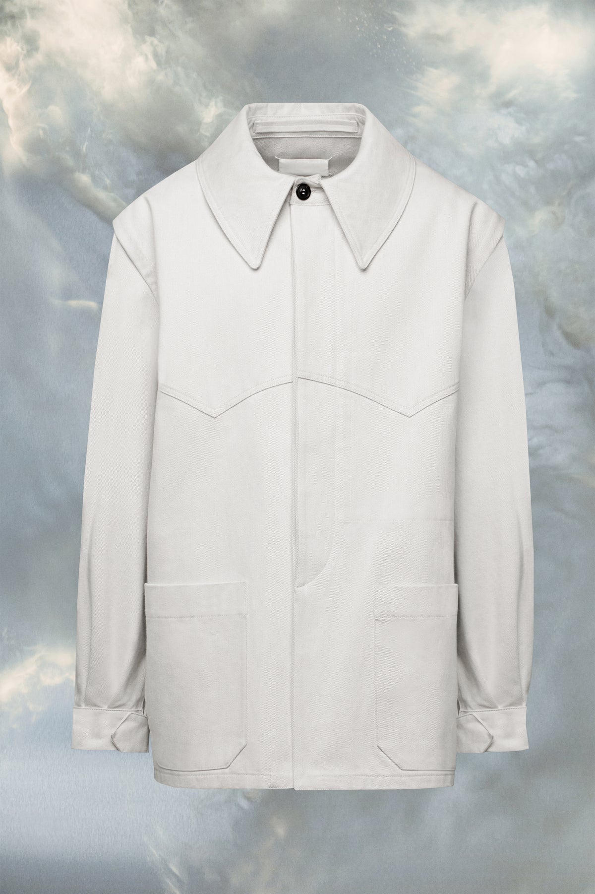 Bonded satin jacket