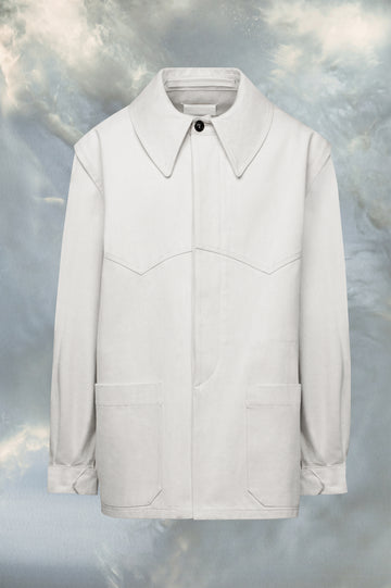 Bonded satin jacket