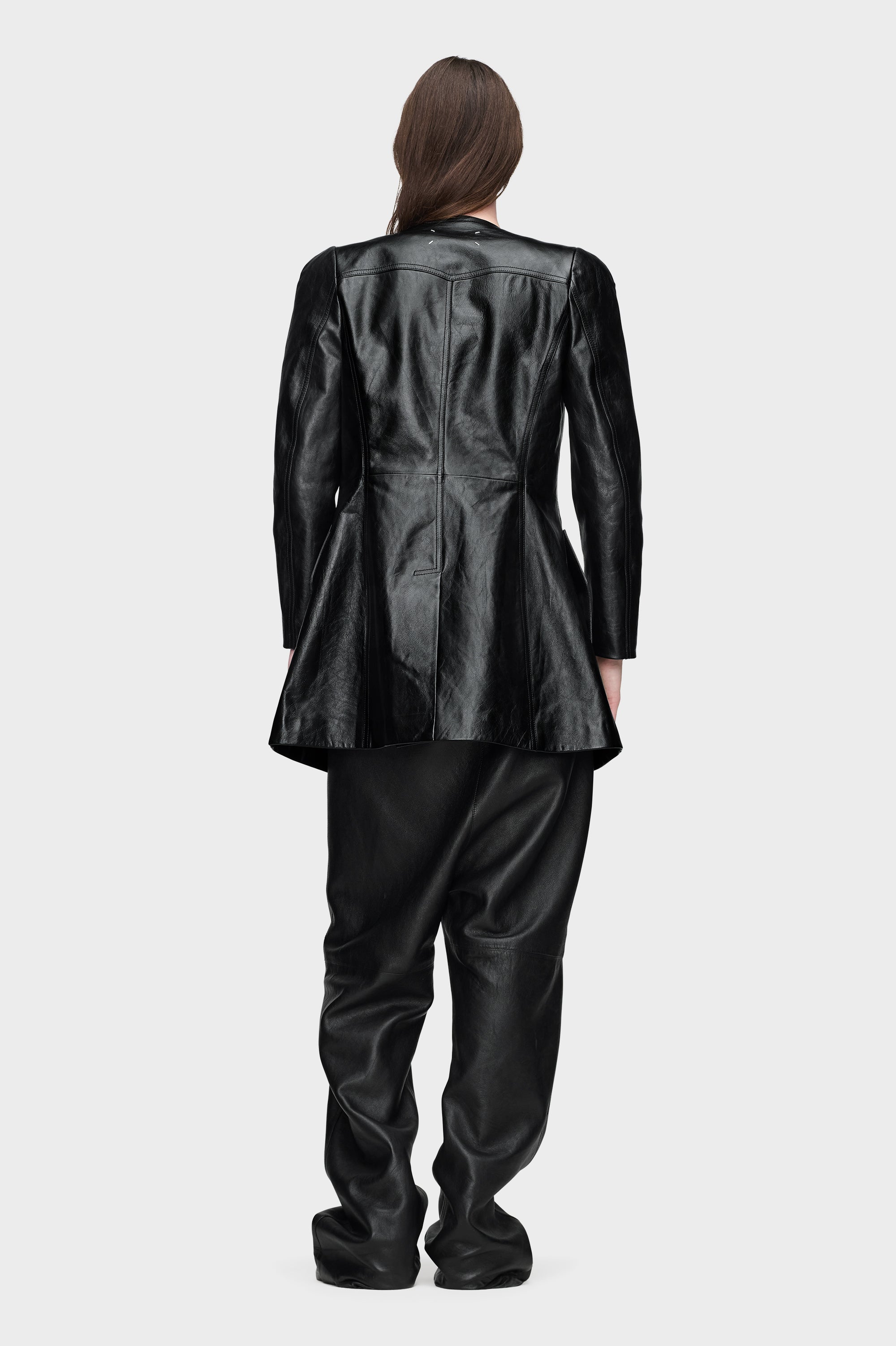 Designer Black Leather Jacket | Shop Online | Maison Margiela