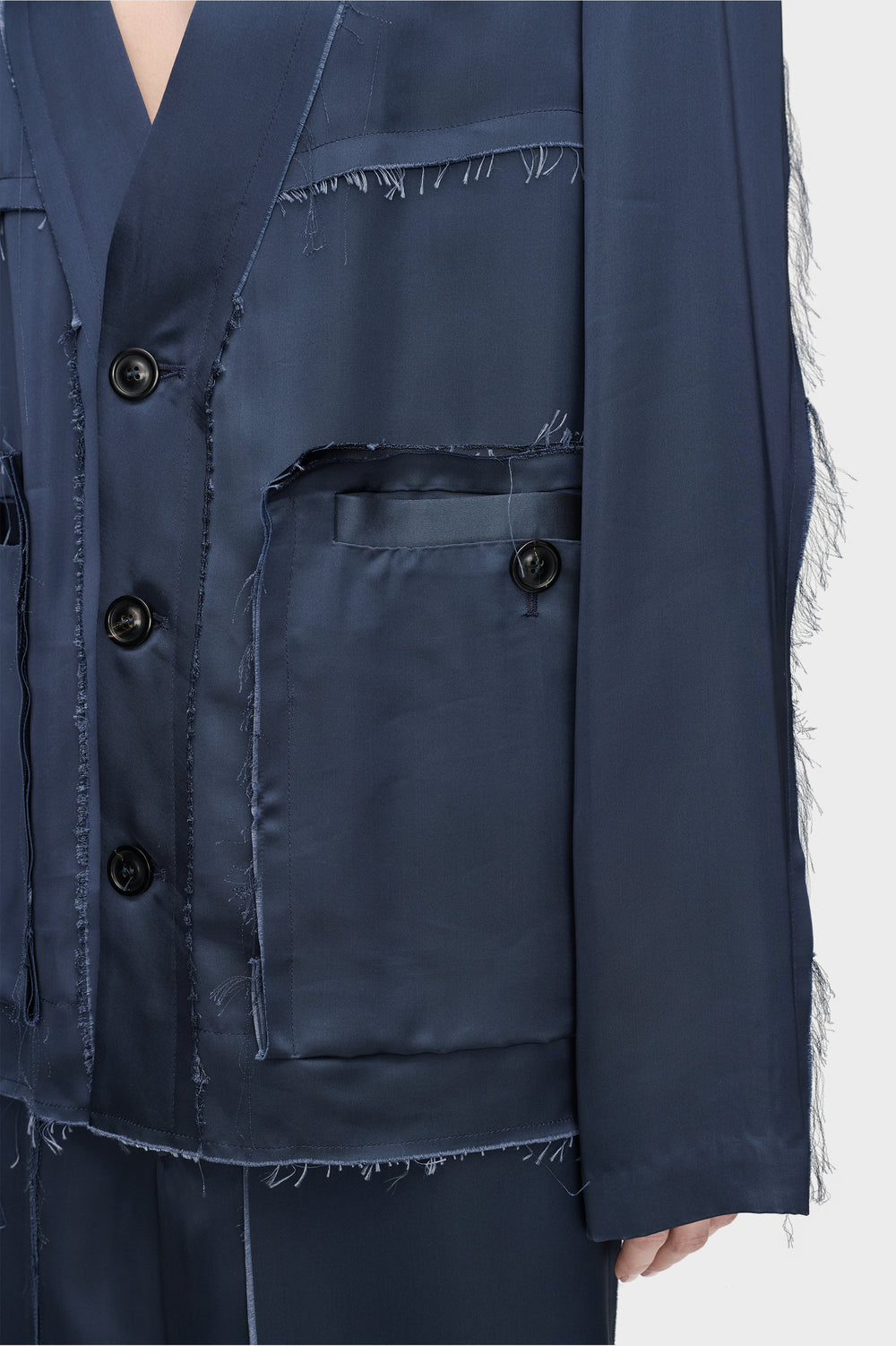 Maison Margiela Patchwork Satin Jacket