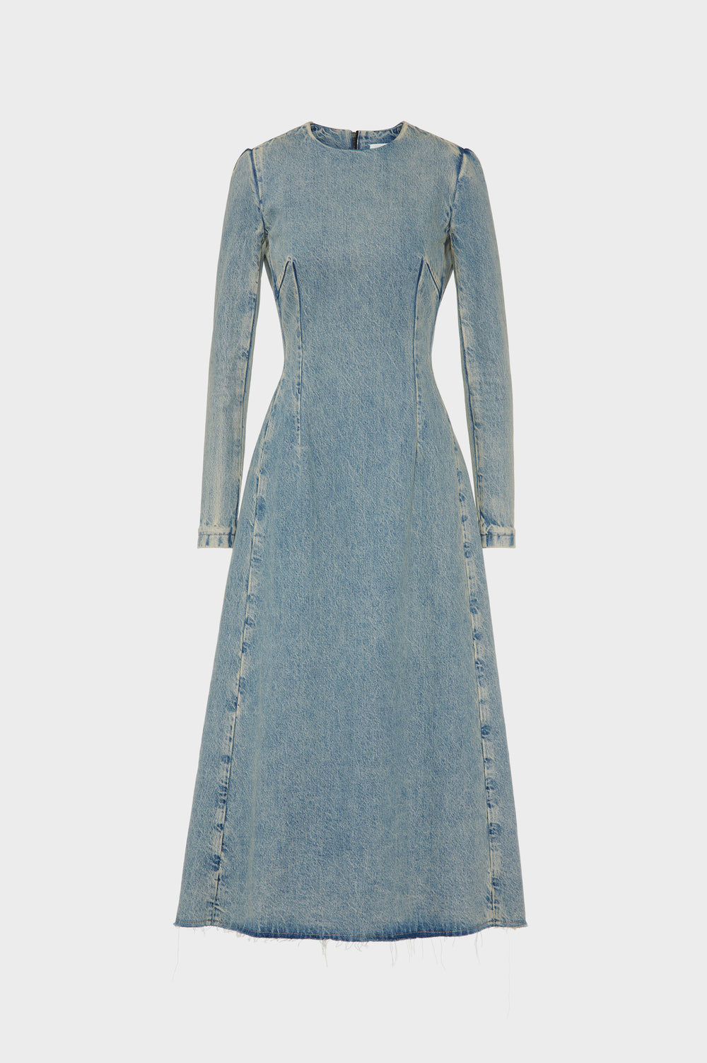 Maison Margiela فستان الدنيم ميدي