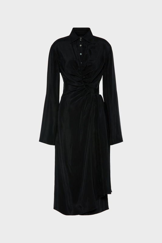 Maison Margiela فستان قميص بثنيات