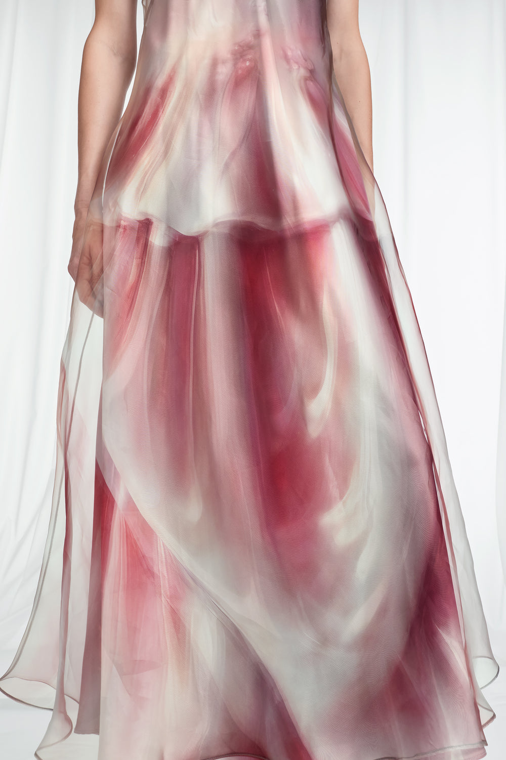 Maison Margiela Trompe L'Oeil Organza Slip Dress