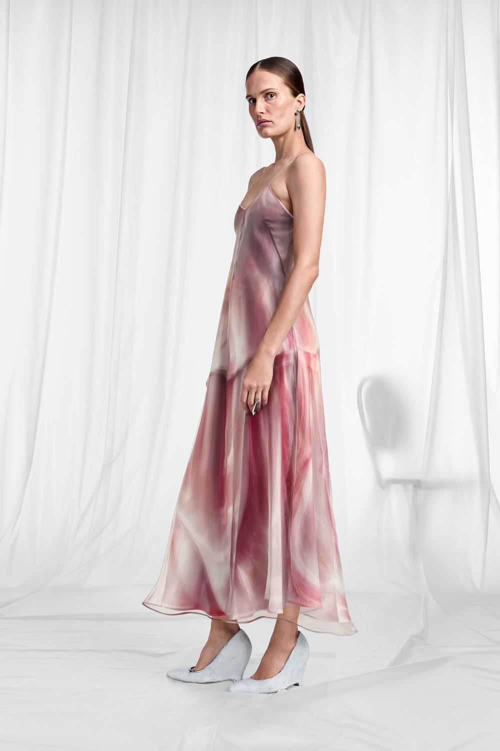 Maison Margiela Trompe L'Oeil Organza Slip Dress
