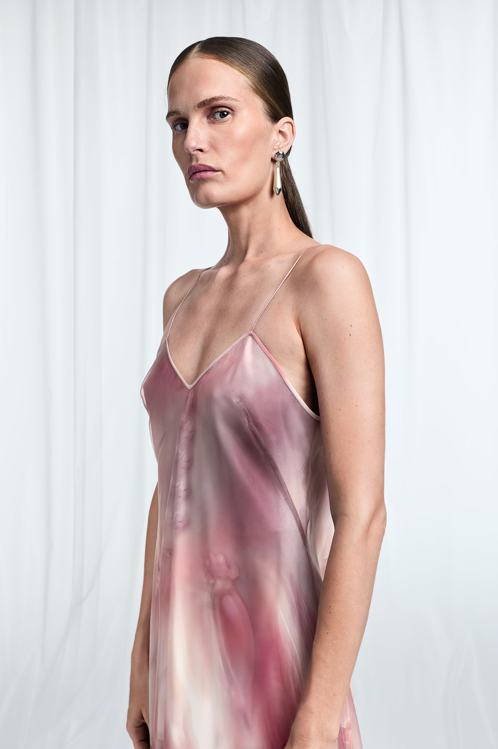 Maison Margiela Trompe L'Oeil Organza Slip Dress