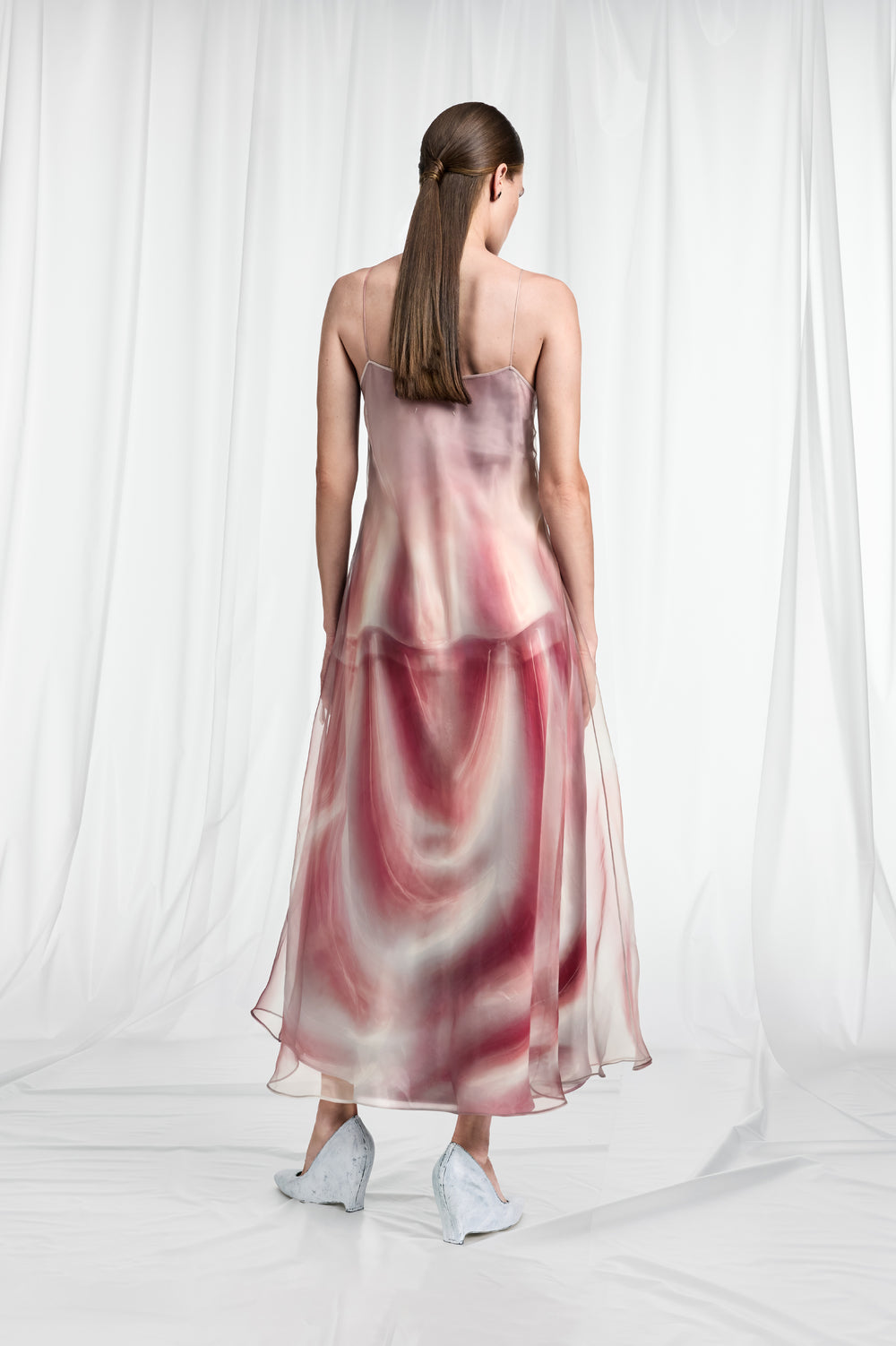 Maison Margiela Trompe L'Oeil Organza Slip Dress