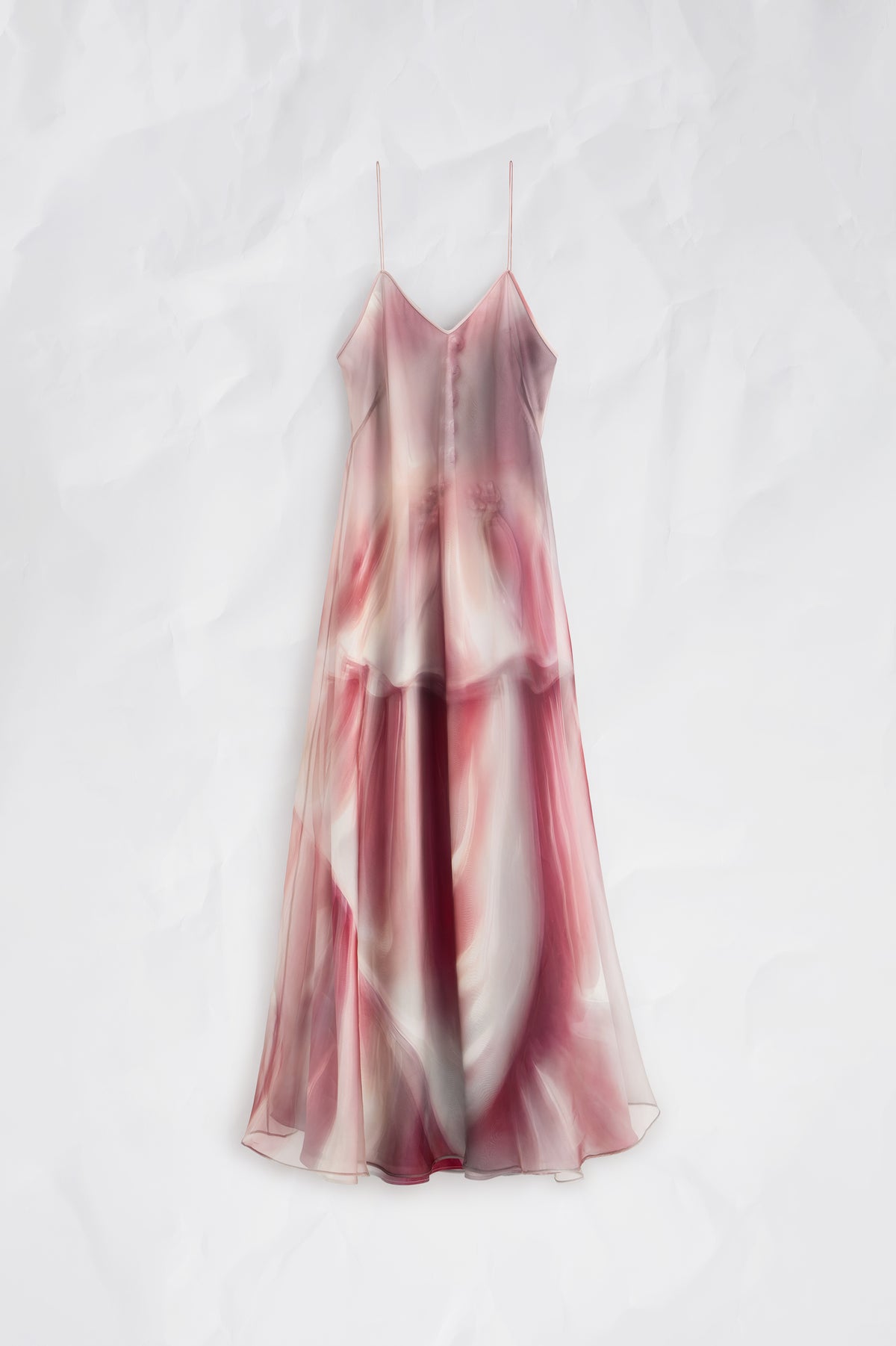 Trompe L'Oeil Organza Slip Dress