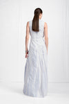 Maison Margiela Cowl-Neck Crinkled Maxi Dress