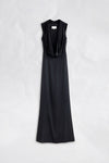 Maison Margiela Cowl-Neck Satin Maxi Dress