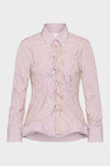 Maison Margiela Layered tulle shirt