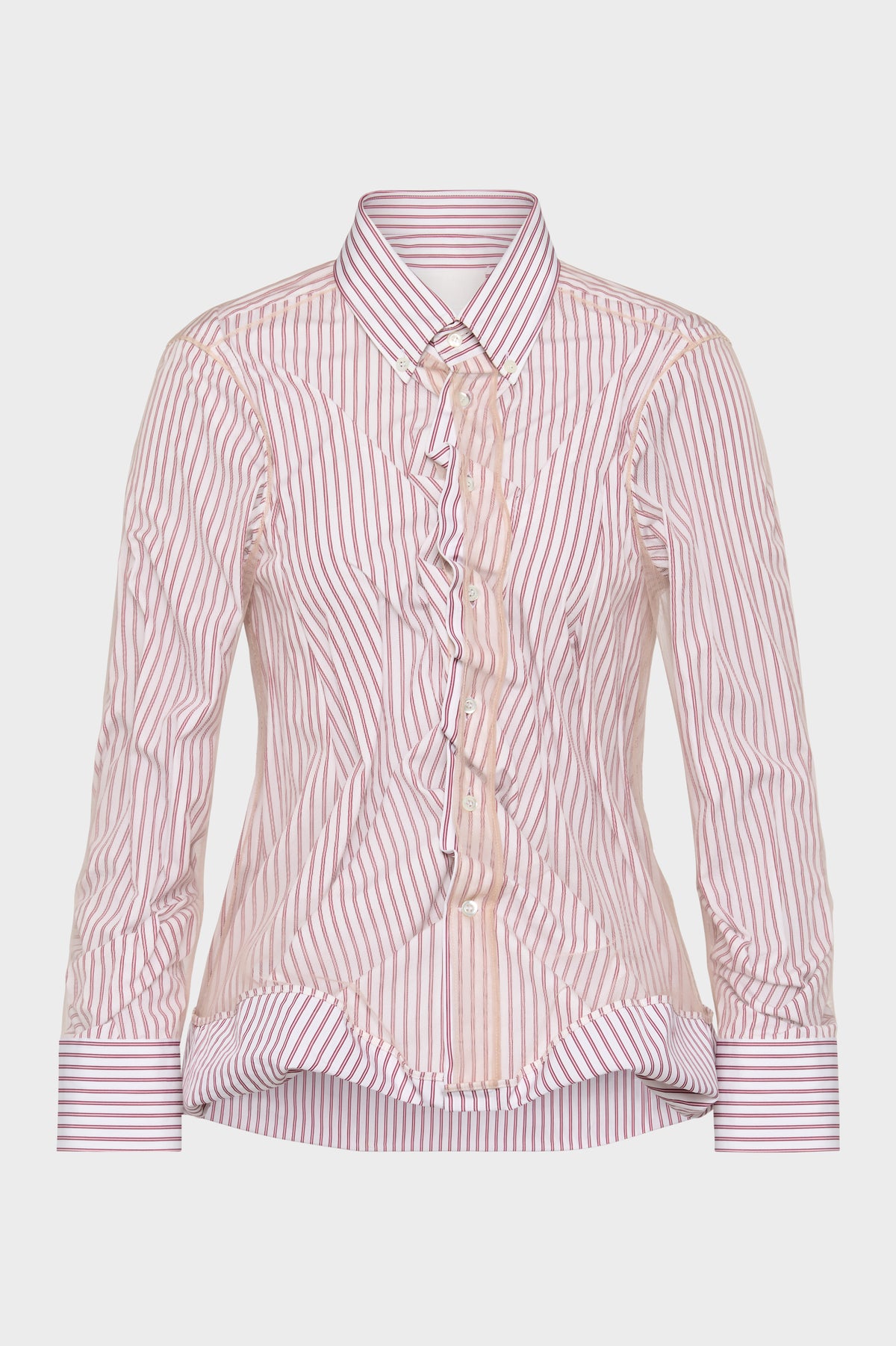 Layered tulle shirt
