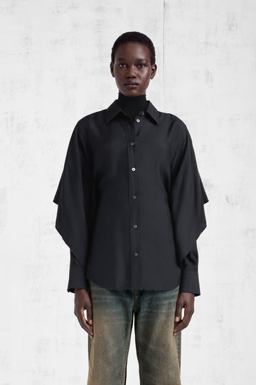 Cape-Sleeve Shirt