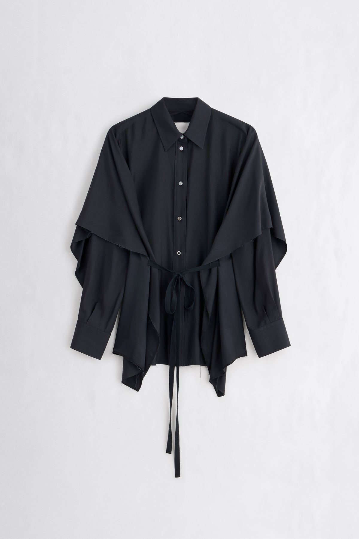 Cape-Sleeve Shirt