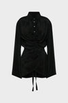 Maison Margiela قميص ملفوف مكشكش