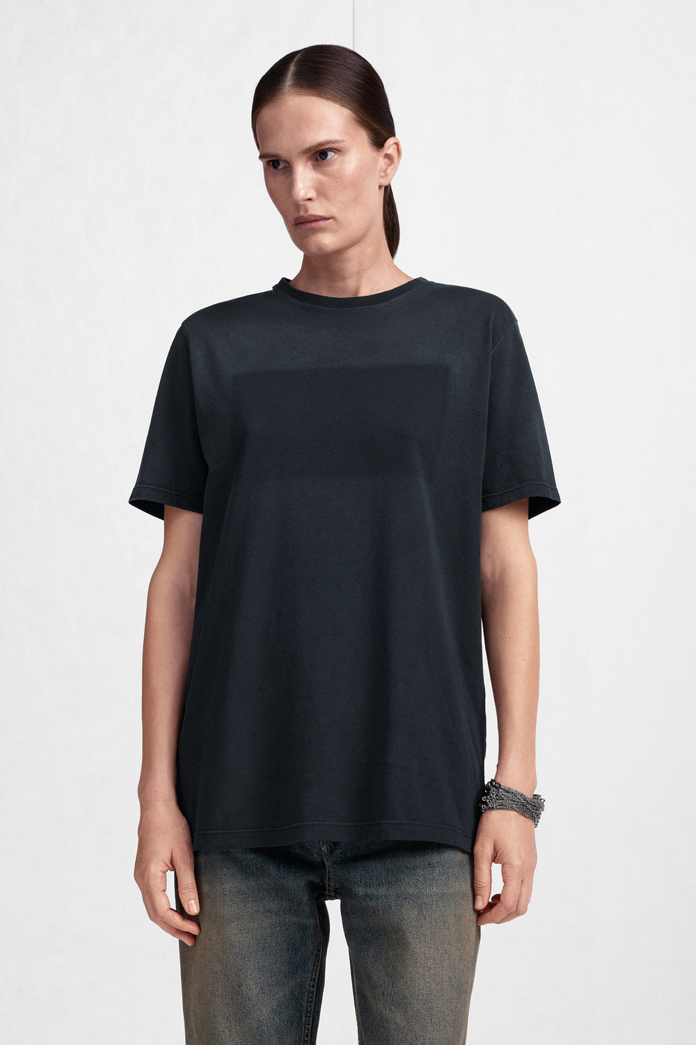 Maison Margiela Tonal Patch Cotton Jersey T-Shirt