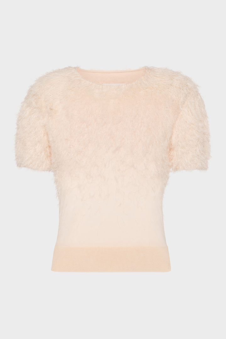 Retrograde silk knit top