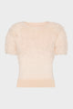 Retrograde silk knit top