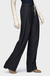 Maison Margiela Pinstripe wool drawstring trousers