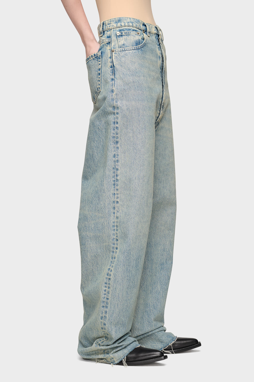 Maison Margiela جينز واسع الساق