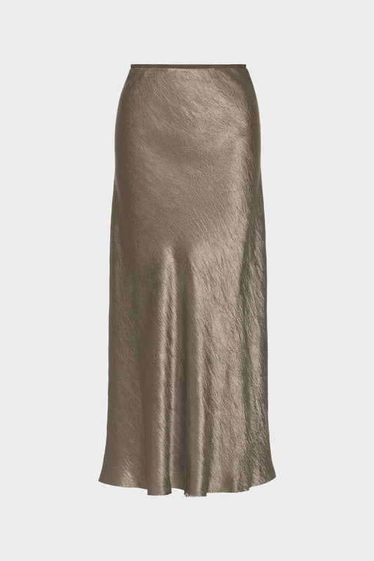 Maison Margiela Satin midi skirt