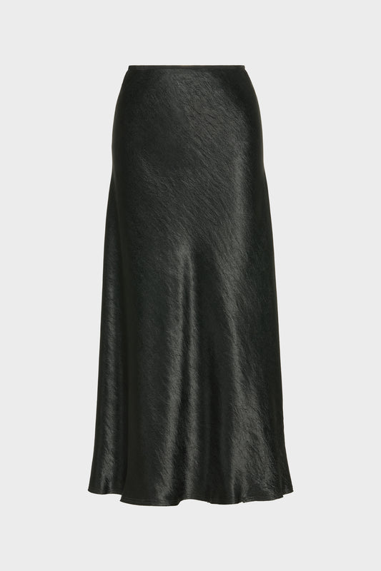 Maison Margiela Satin midi skirt