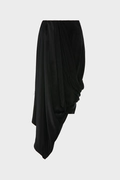 Draped Midi Skirt