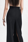 Maison Margiela High-Waist Virgin Wool Column Skirt