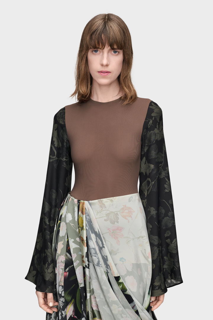 Floral Sleeve Top