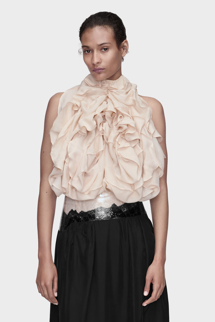 Ruffle Halter Top