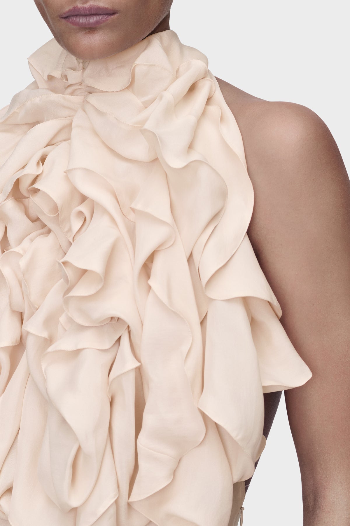 Ruffle Halter Top