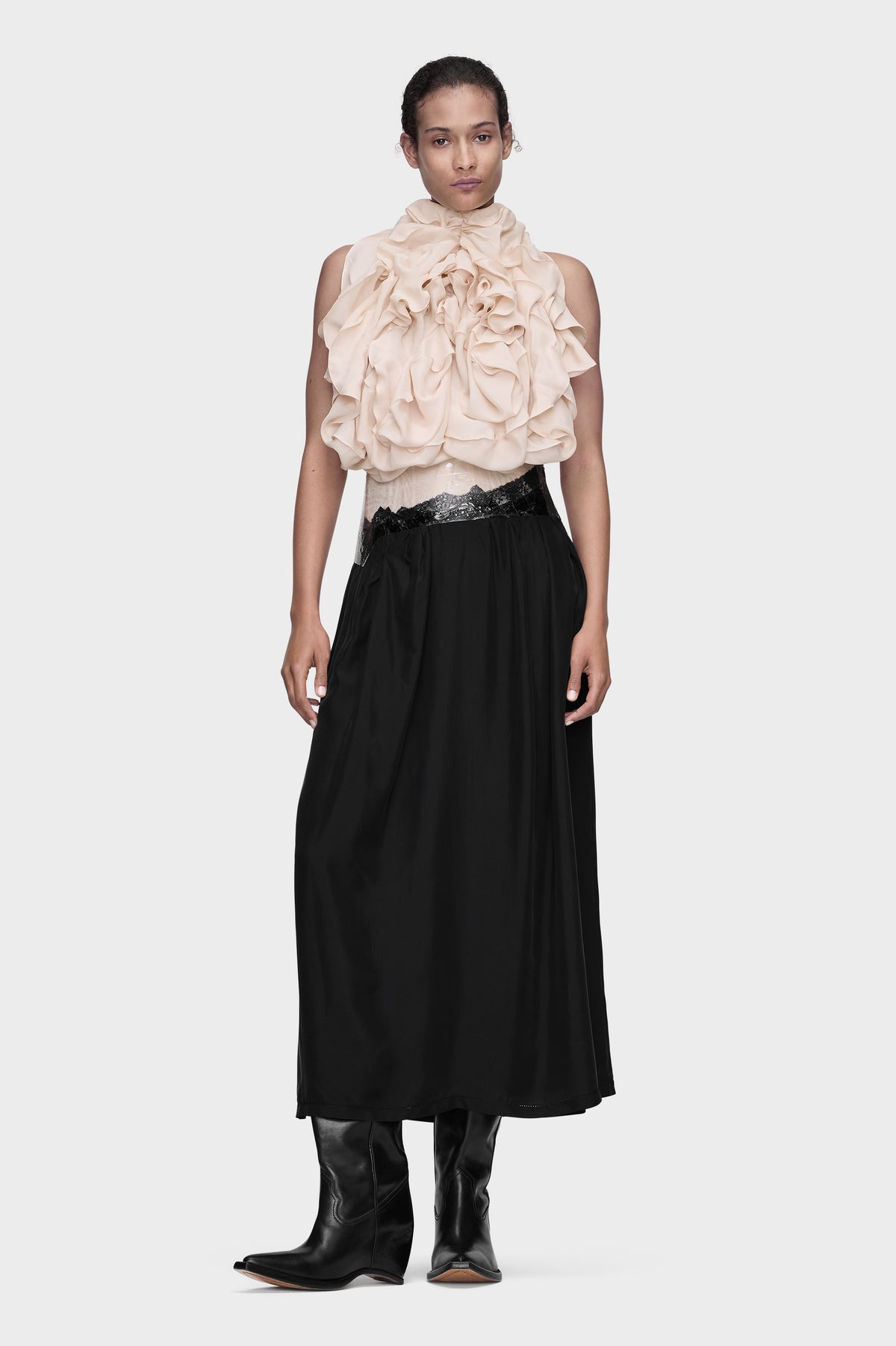 Ruffle Halter Top