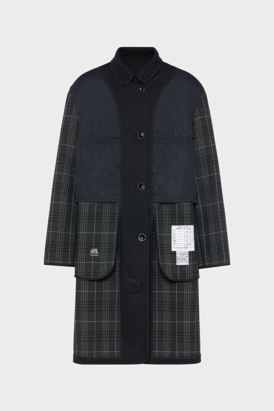 Maison Margiela Reversible checked coat