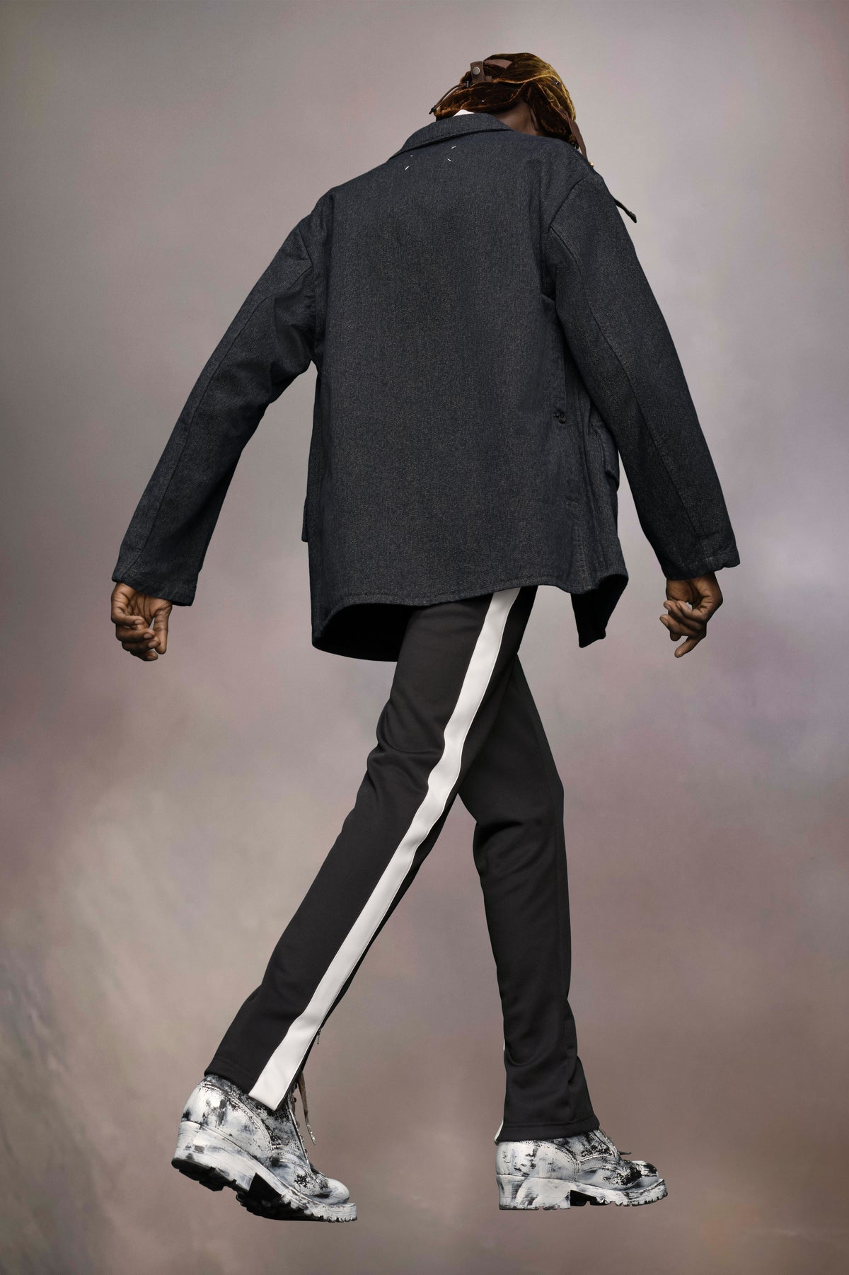 Cotton caban jacket
