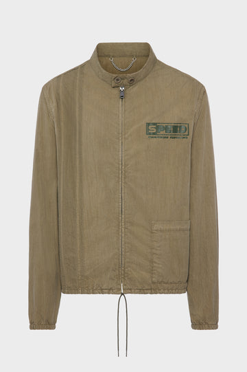 Vintage-style sportswear jacket