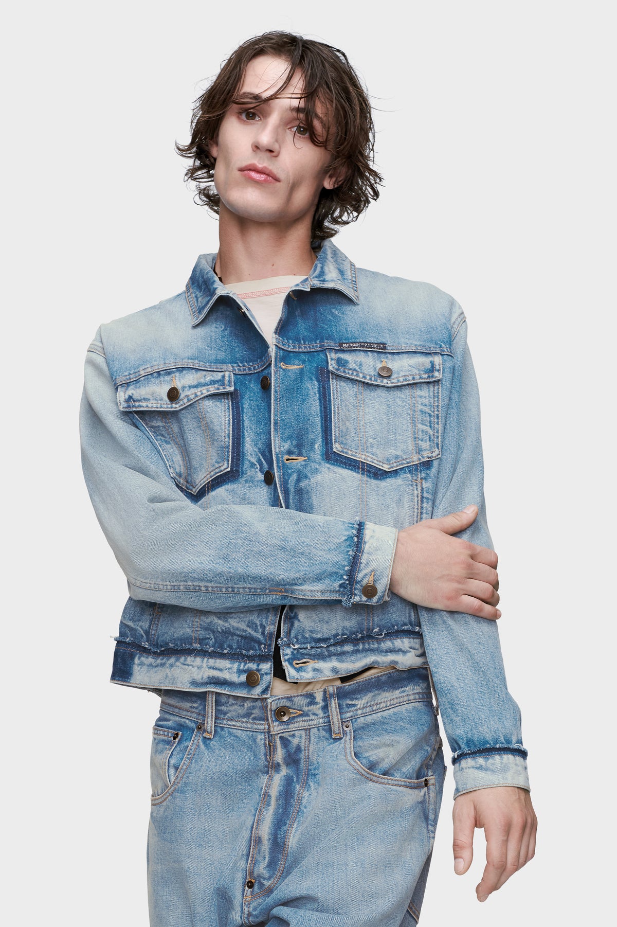 Denim caban