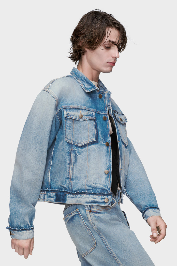 Denim caban