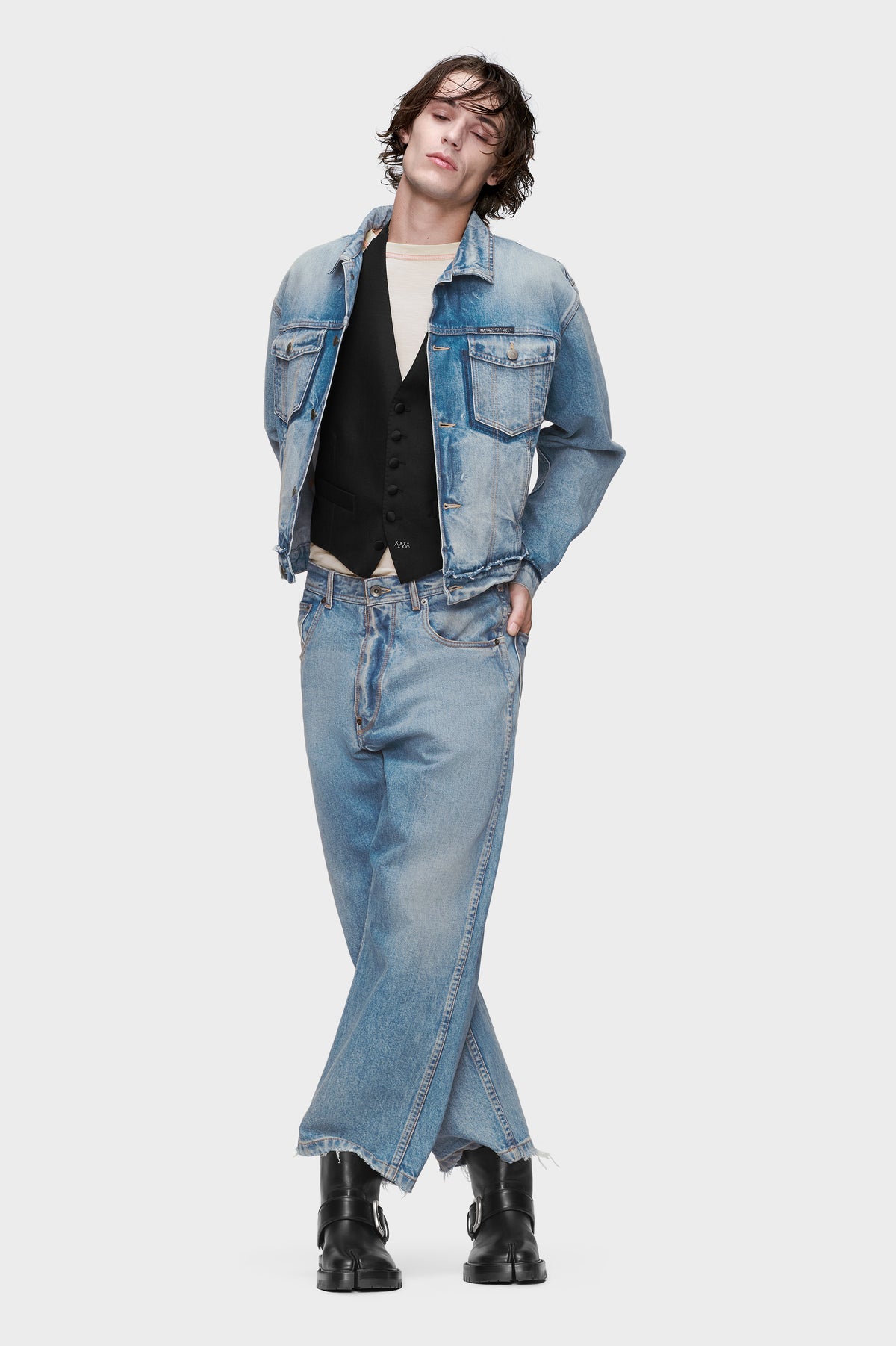 Denim caban